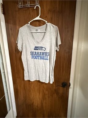 NFL Women's Team Apparel Gray Tee with Logo